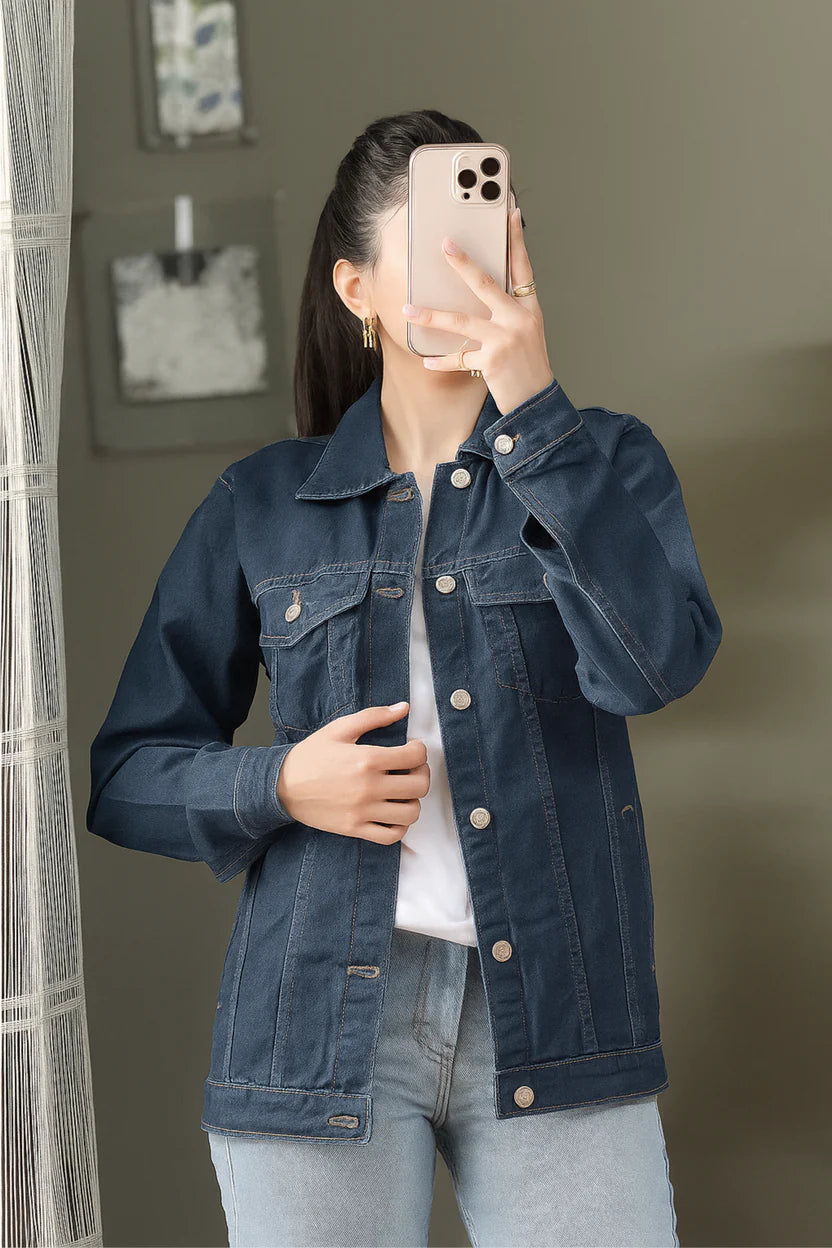 PACK OF 2 DARK BLUE & LIGHT BLUE DENIM JACKET - UNISEX
