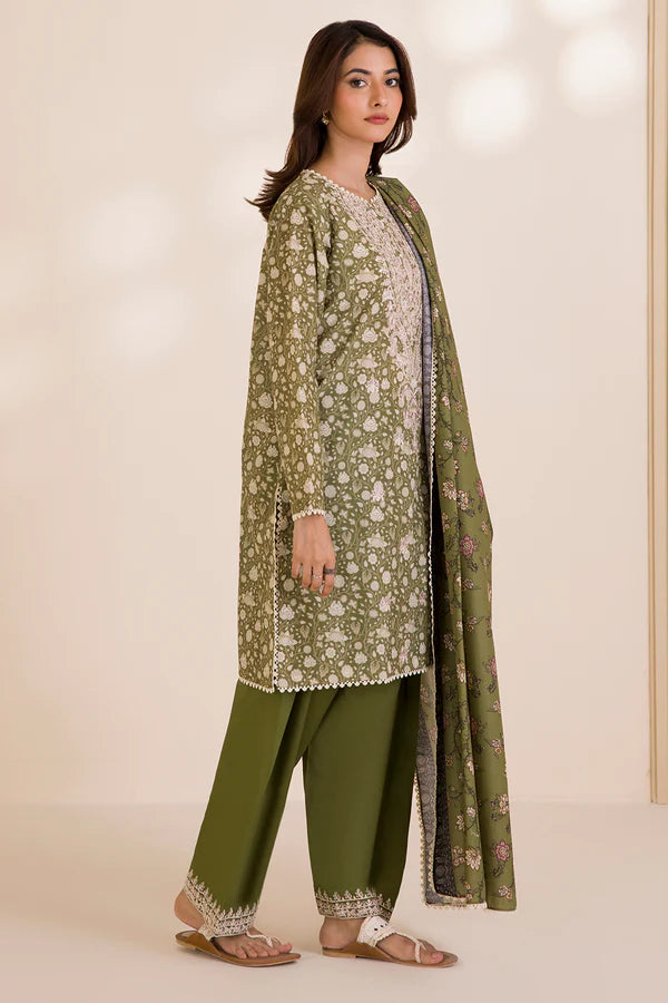 Embroidered Shirt Shalwar Dupatta