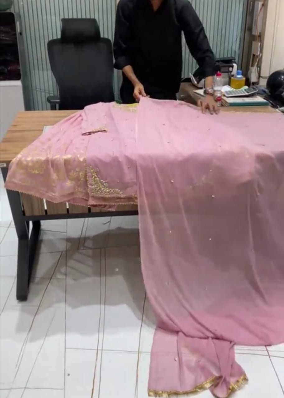 Elegant Embroidered 3-Piece Suit