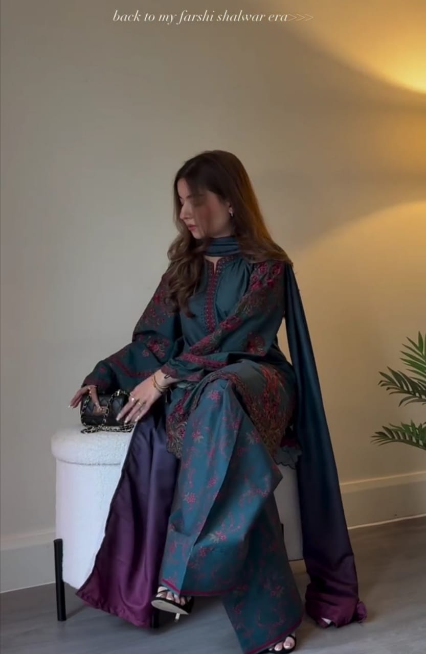 Timeless Grace Embroidered 3PC Dress