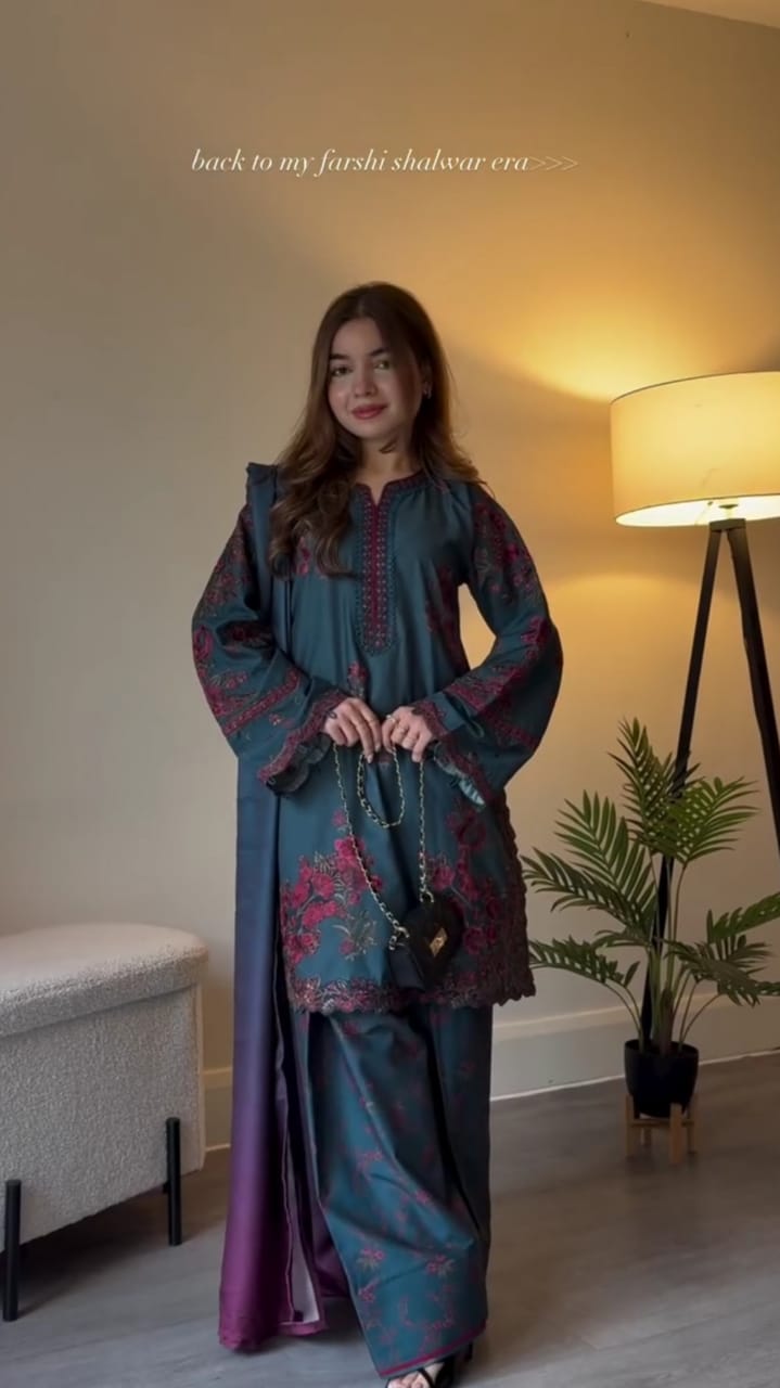 Timeless Grace Embroidered 3PC Dress