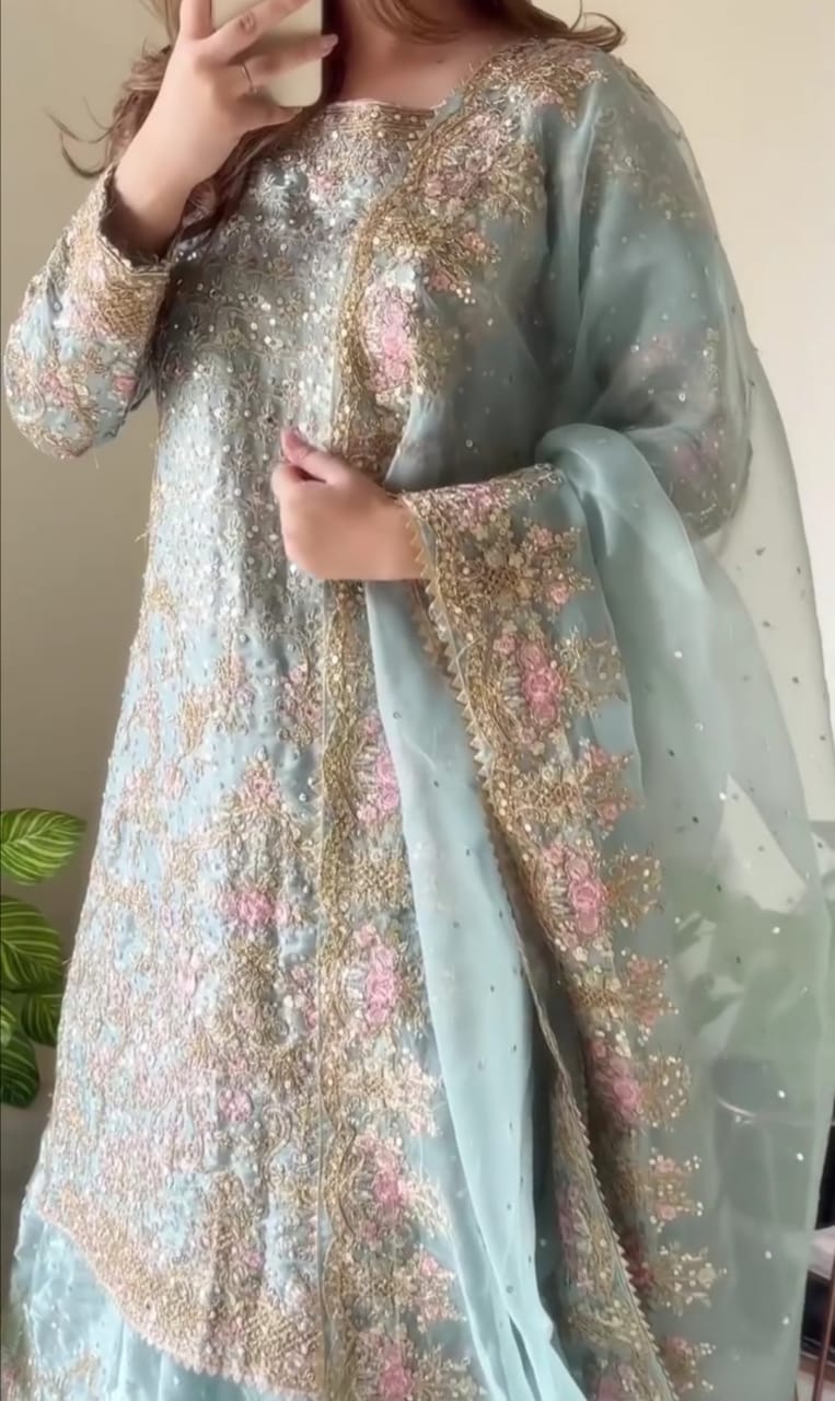 Royal Elegance 3PC Embroidered Suit