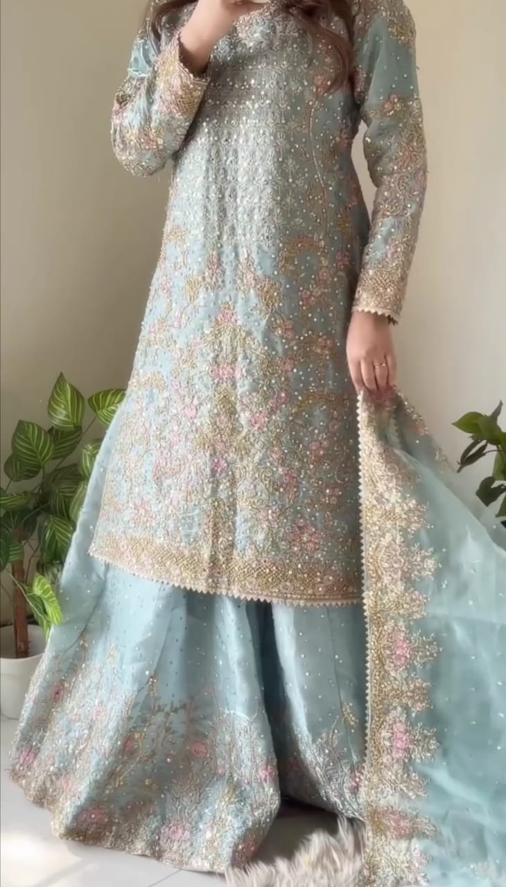 Royal Elegance 3PC Embroidered Suit