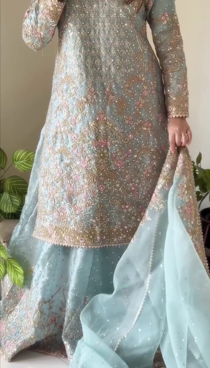 Royal Elegance 3PC Embroidered Suit