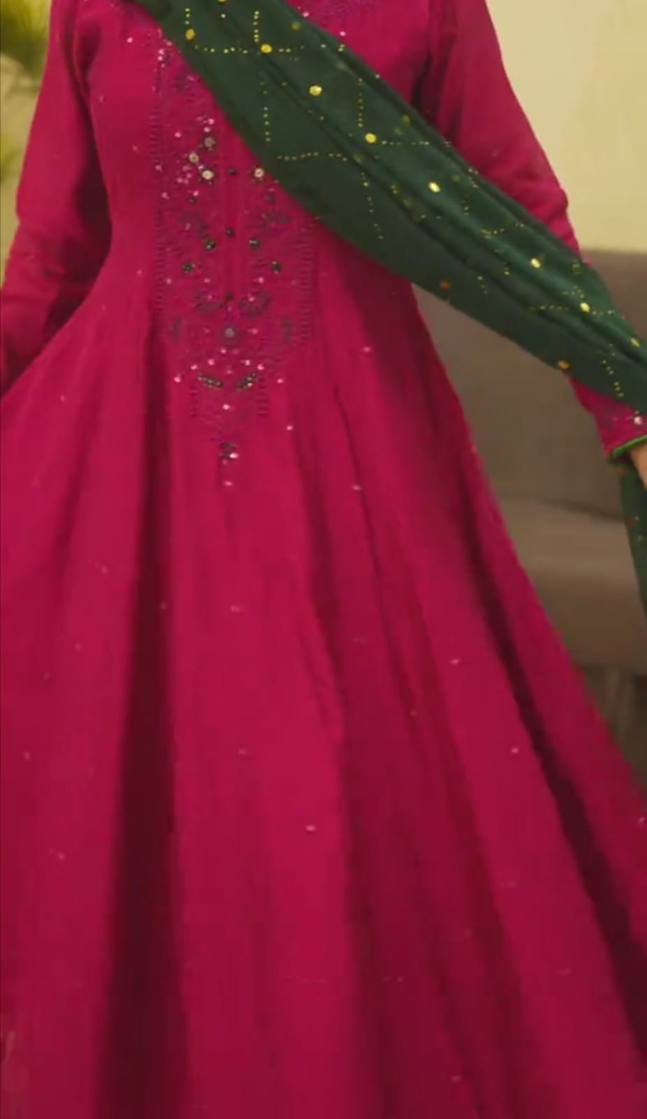 Deluxe Embroidered Frock with Premium Dupatta