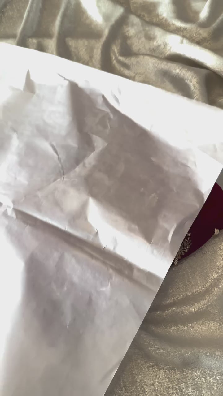 3PCS RED EMBROIDERED DRESS