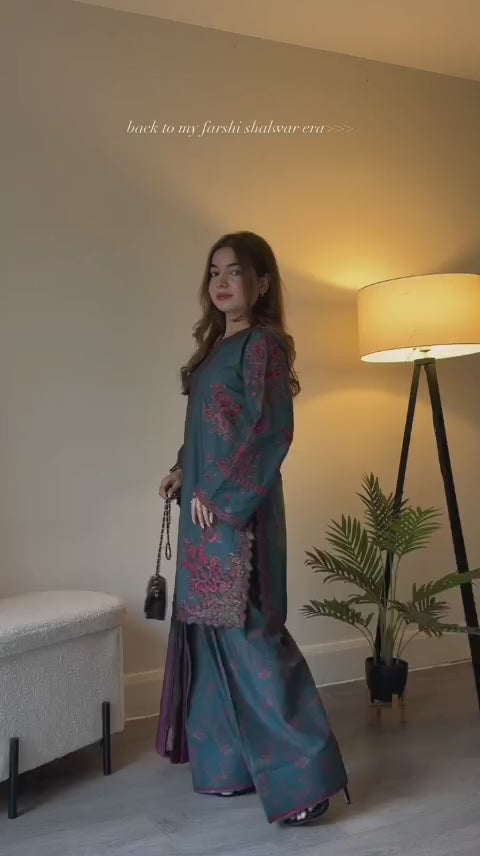 Timeless Grace Embroidered 3PC Dress