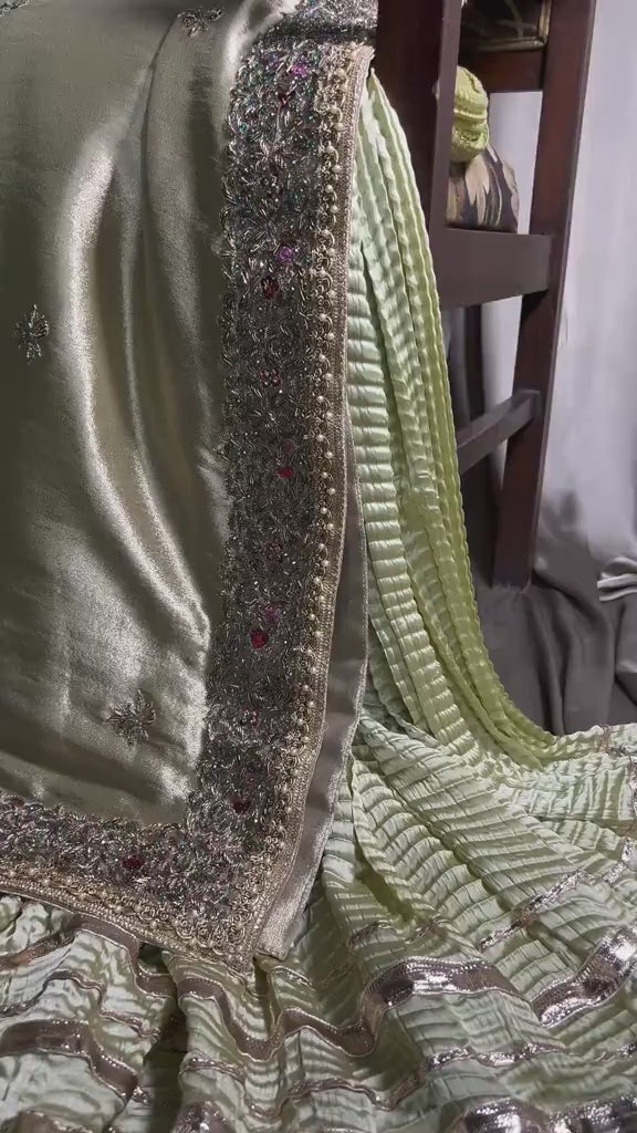 HEAVY EMBROIDERED SUIT