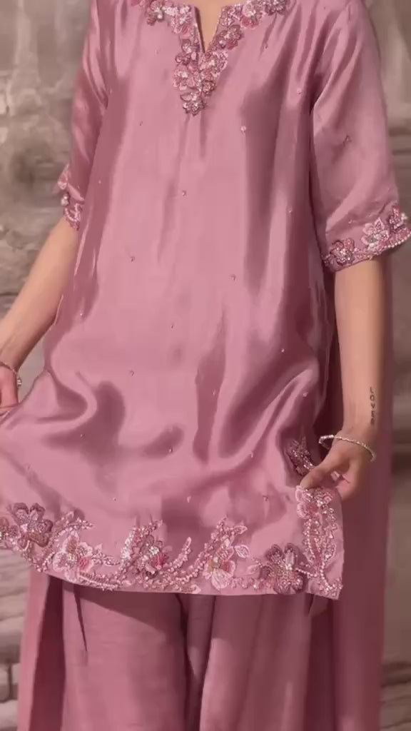 PINK FESTIVE WOMEN DRESS