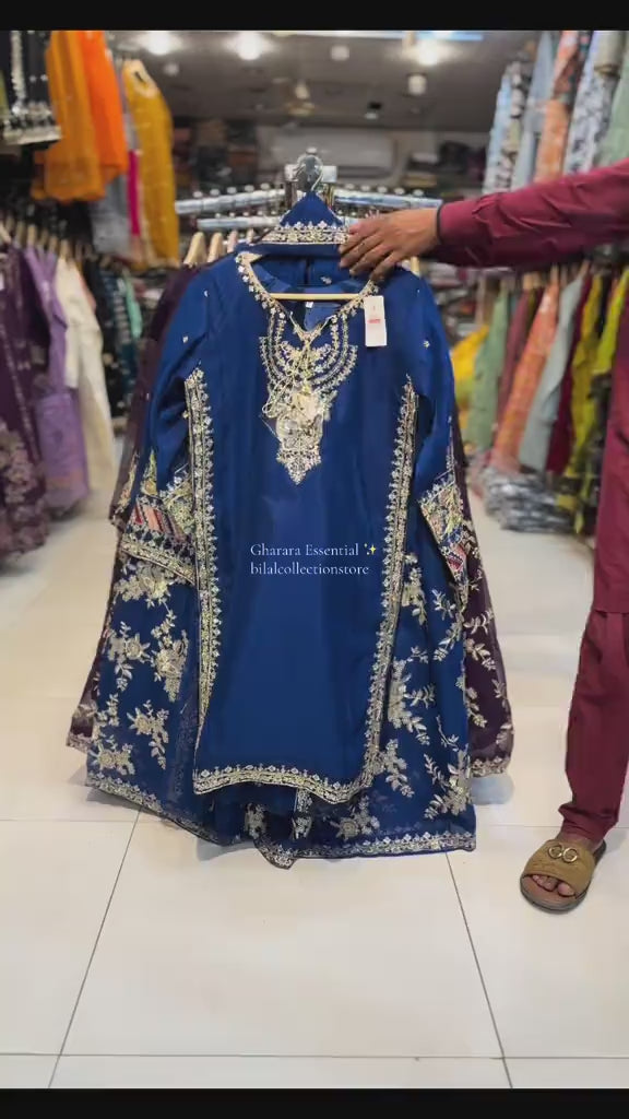 LUXURY EMBROIDERED 3PCS DRESS